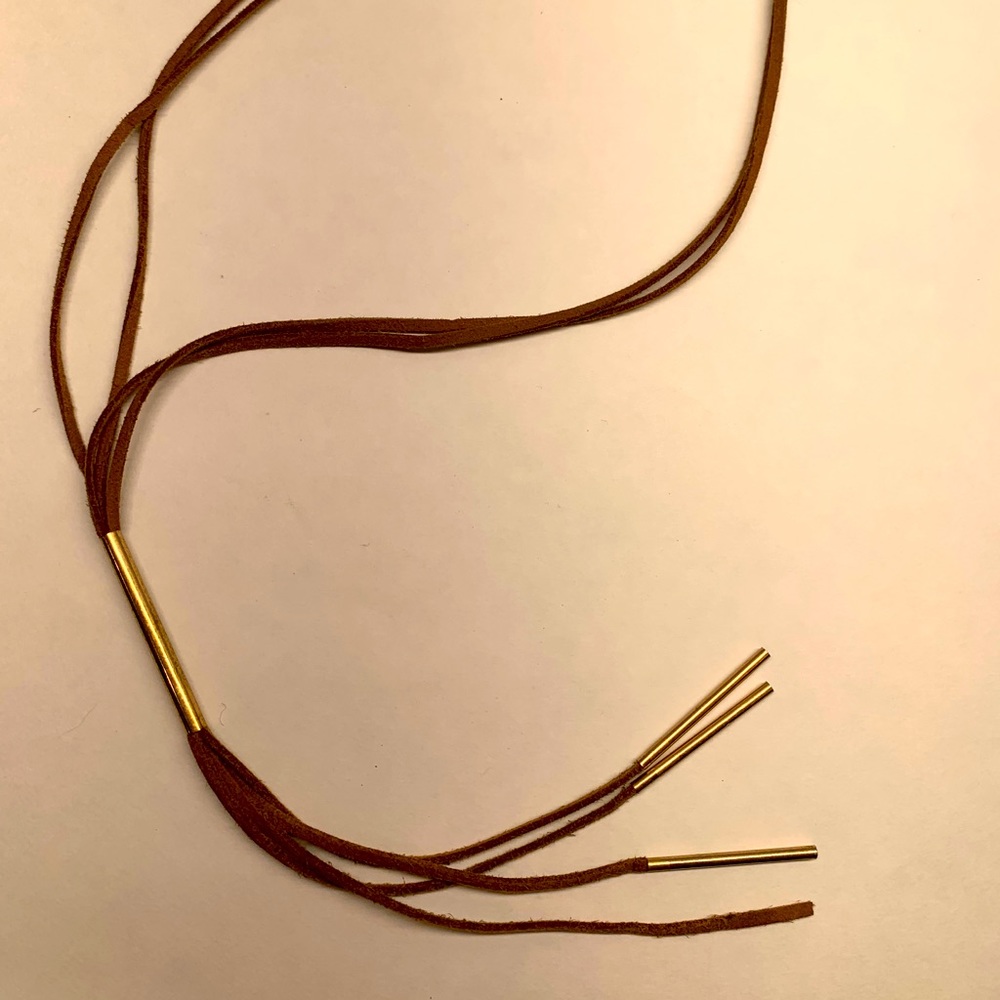 Bolo tie adjustable necklace